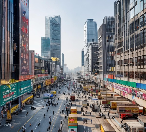 徐州凯德商贸城作为商业中心与物流中心