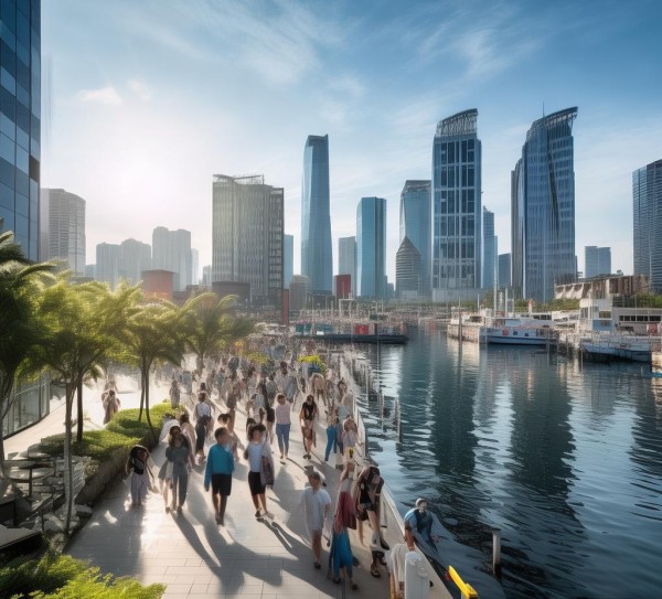 沈阳港商贸服务区，活力与休闲的完美融合