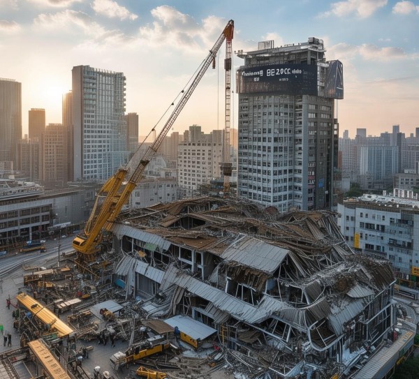 南郭商贸城拆除工程，区域经济发展新机遇