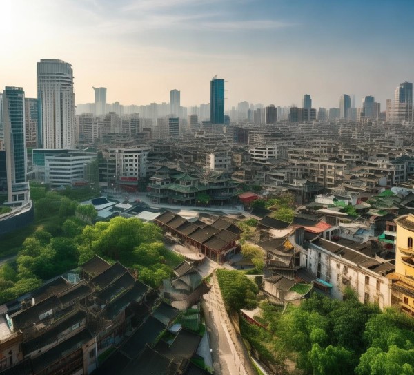 义乌商贸城边绿城,传统与现代的完美融合 义乌商贸城边绿城,传统与现代的完美融合