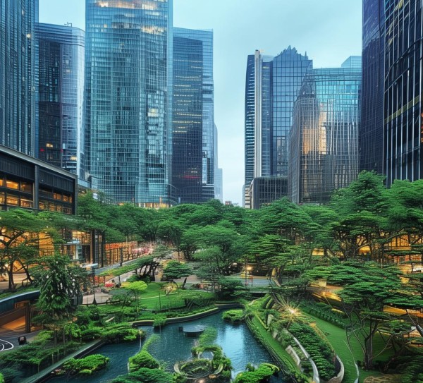 现代都市，活力与宁静