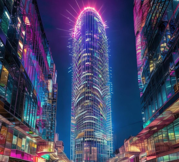 商贸中心的璀璨明珠,象征着商业星光璀璨的光芒 商贸中心的璀璨明珠,象征着商业星光璀璨的光芒