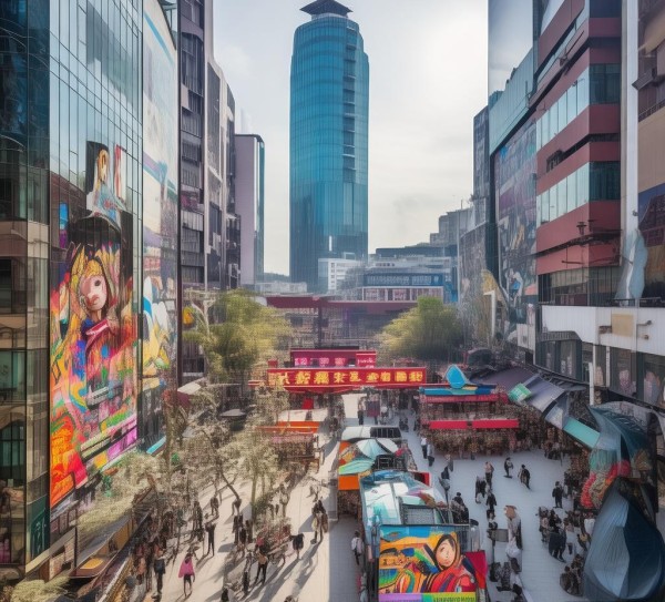 宁波国际商贸城，商业与艺术的交融