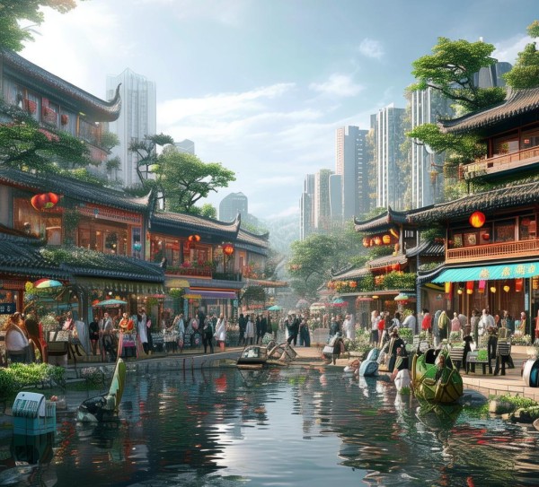 曲阜国际商贸城，商业与生态的融合之旅