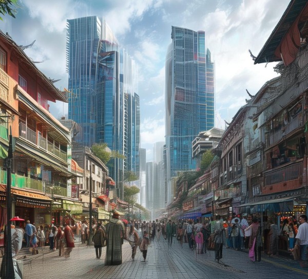 老新镇商贸城，新商贸城，新镇，活力与未来