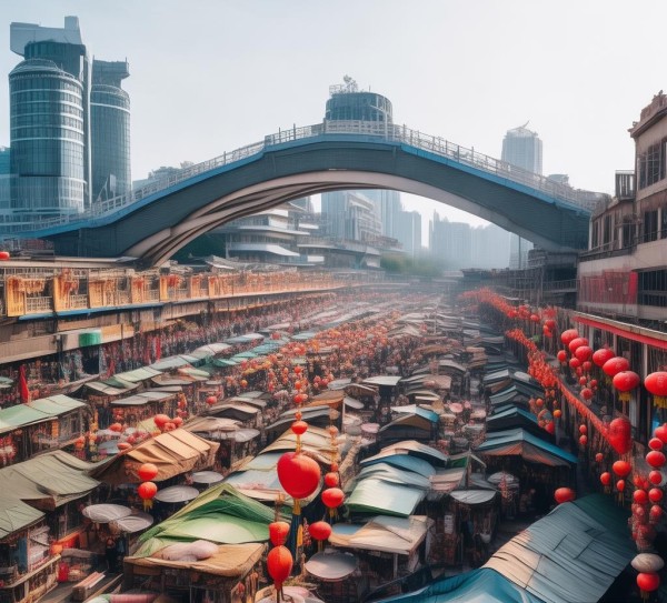 长春商贸市场，连接经济与市场的桥梁