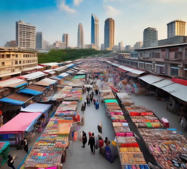 义乌商贸城，商贸之都的视觉盛宴