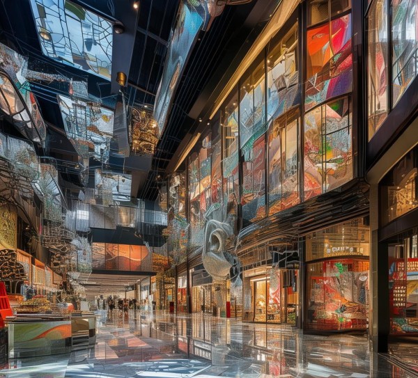 义乌商贸城装修案例,让商业与艺术完美融合 义乌商贸城装修案例,让商业与艺术完美融合