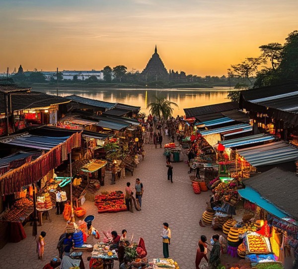 景洪嘎，商贸服务中的文化故事