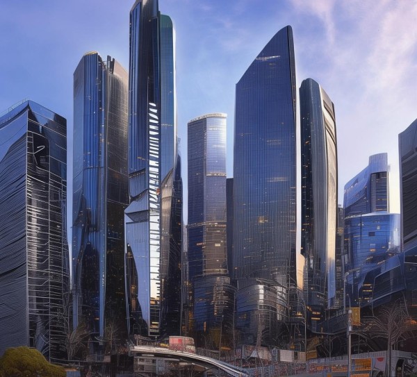 津市市中设商贸新城广场项目，城市新地标