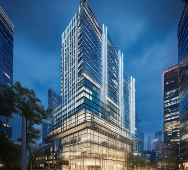 现代建筑范本中的成功案例，亿联商贸城的现代化转型设计