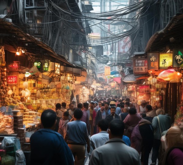 义乌商贸城，高风险商业中心