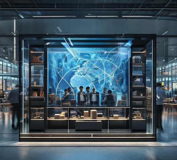 西南商贸城展柜定制，创新物流解决方案，连接未来，满足客户需求。